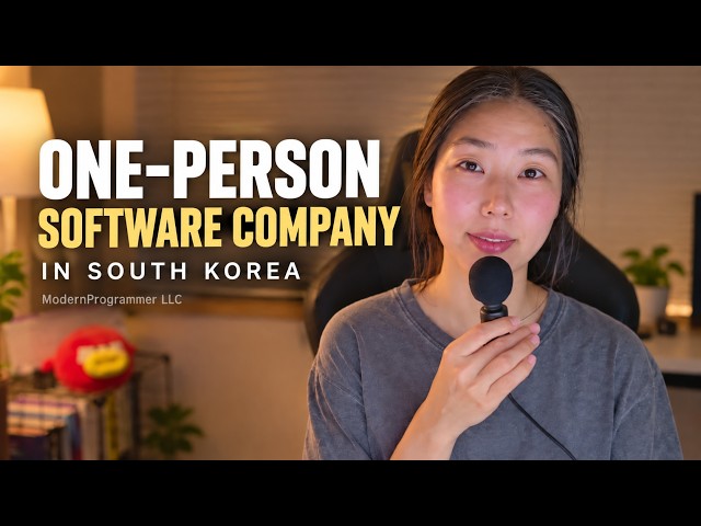 Running a One-Person Software Company in South Korea
