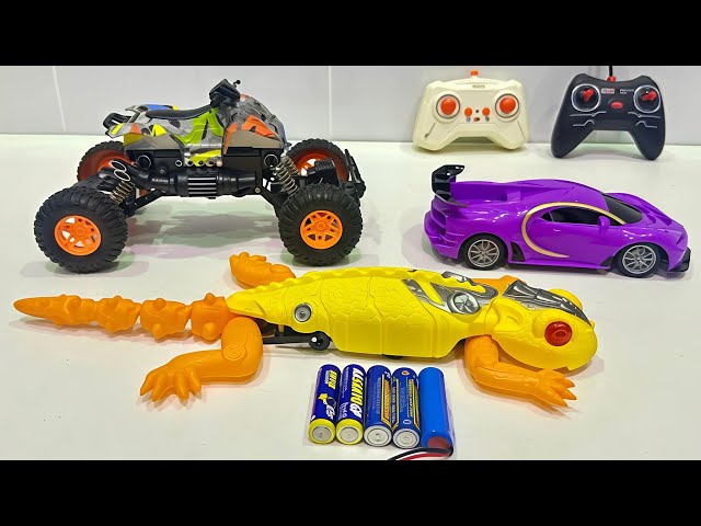 REMOTE CONTROL BUGATTI CHIRON VS RC WALL CLIMBING VS RC ATV 