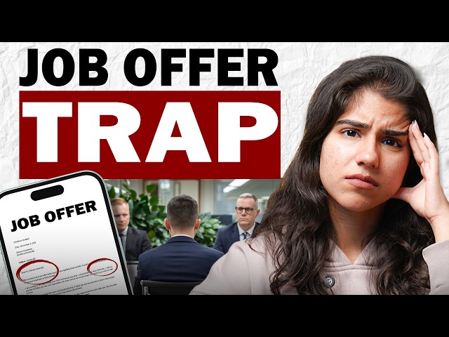 10 Offer Letter Traps Freshers MUST Avoid! (Don't Get Scammed)