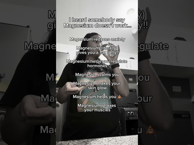 Think Magnesium doesn’t help? Think again! #magnesiumbenefits #healthtips #shorts