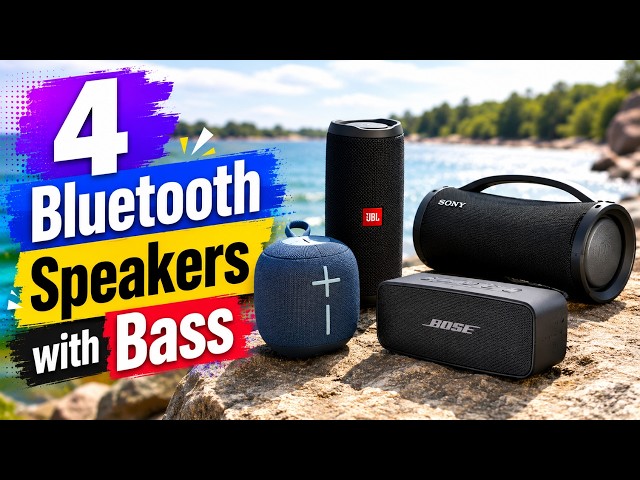 Top 4 Best Bluetooth Speakers with Bass