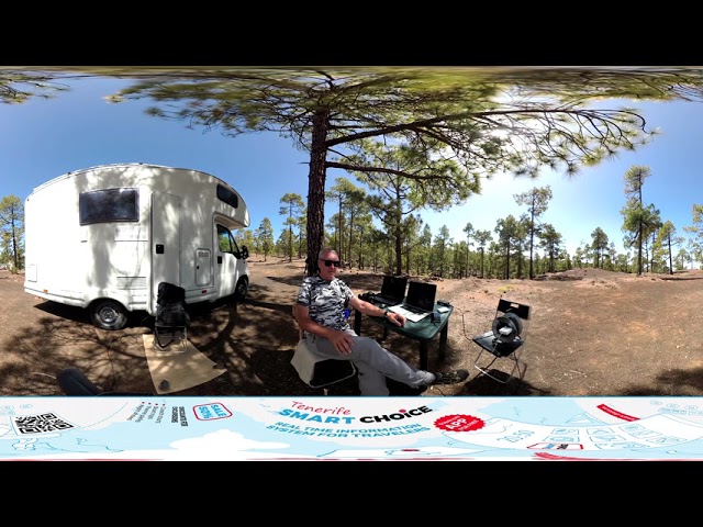 360 VIDEO VR TENERIFE: Автономное электропитание на Кемпере