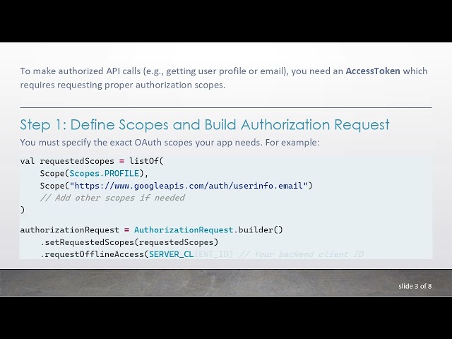 How to Obtain a Google AccessToken Using Android Credential Manager and Jetpack Compose