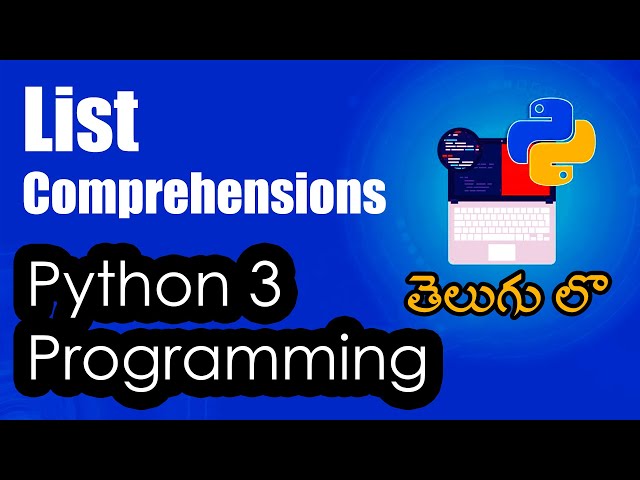 List Comprehension Python | Python Tutorials | Python for Data Science | Telugu