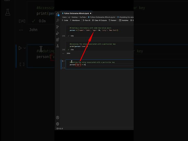 Python DICTIONARY Explained ✅ in under 60 SECONDS 🤯‼️  #python #programming #coding  #tutorial