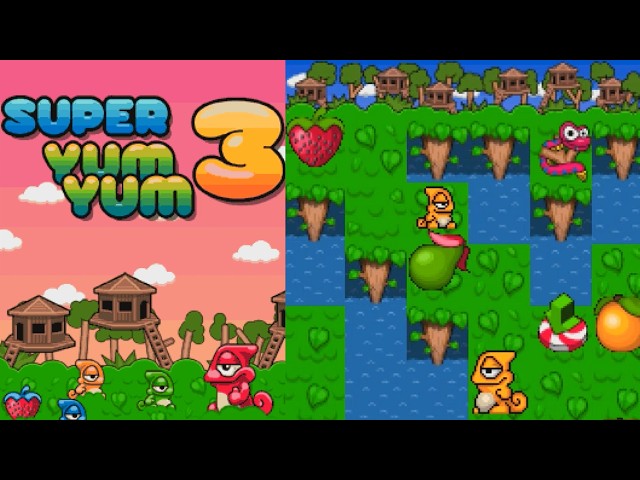Super Yum Yum 3 JAVA GAME (AirPlay UK 2009) FULL WALKTHROUGH