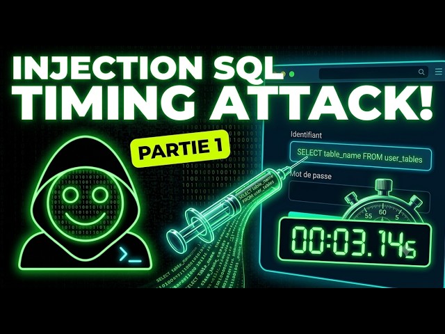 Injection SQL et Timing Attack - partie 1/2