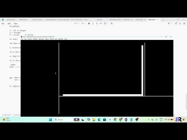 Core Java: Lecture 8 Type Casting