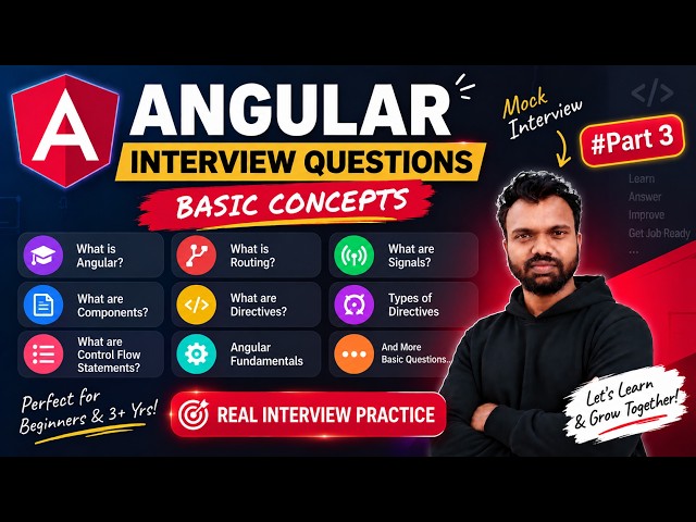 Angular Mock Interview | Basic Questions & Best Answers