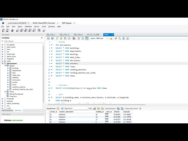 SQL Final Pt 1