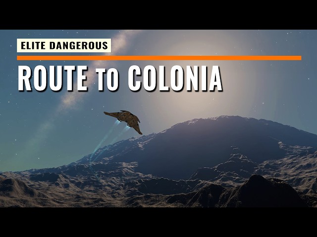 Stunning Data Visualisation, Animated 3D Starship, Colonia CG Incoming & More | Elite Dangerous NEWS