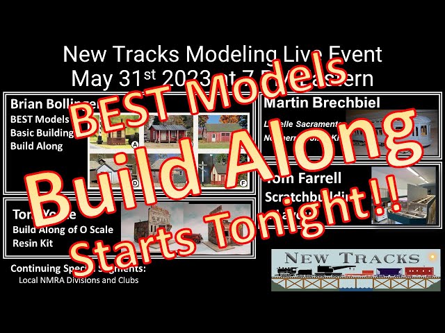 Model Railroad Meetup with New Tracks Modeling May 31 , 2023