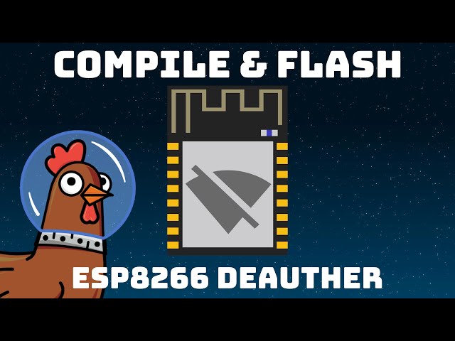 Install ESP8266 Deauther using Arduino IDE