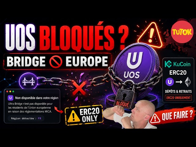 🚨 ULTRA $UOS: Impossible to withdraw your tokens in Europe?
