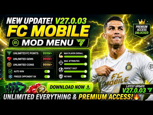 Fc Mobile Mod Menu | FC MOBILE MOD APK Unlimited Money | FC Mobile Mod Menu Apk