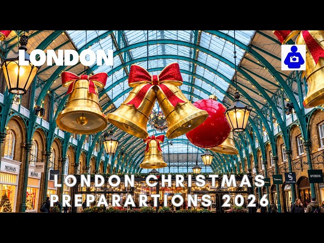 Central London Rainy Walking Tour 2026 🌧️  BIG BEN & Covent Garden Walking Tour | London City Tour