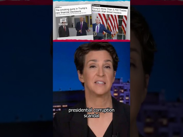 Maddow on 'the biggest presidential corruption scandal in U.S. history'