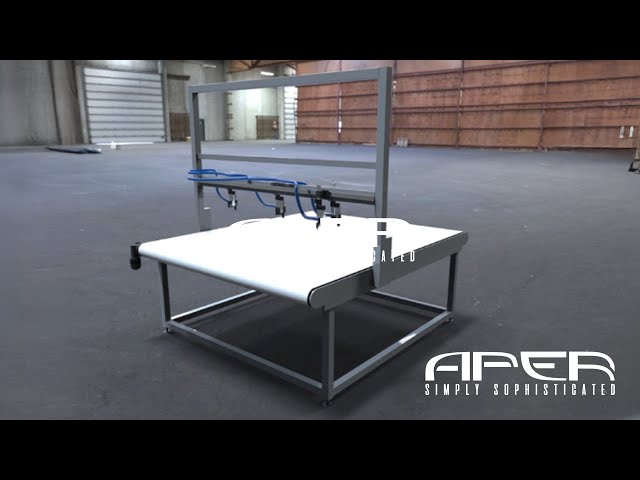 Aper AX H Sequence - Hot melt gluing machine for encased mattress