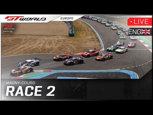 LIVE | Race 2 | Magny-Cours | GT World Challenge powered by AWS 2026 (English)