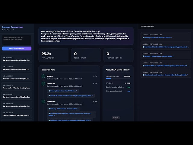Browser Comparison Agent & Replay Viewer