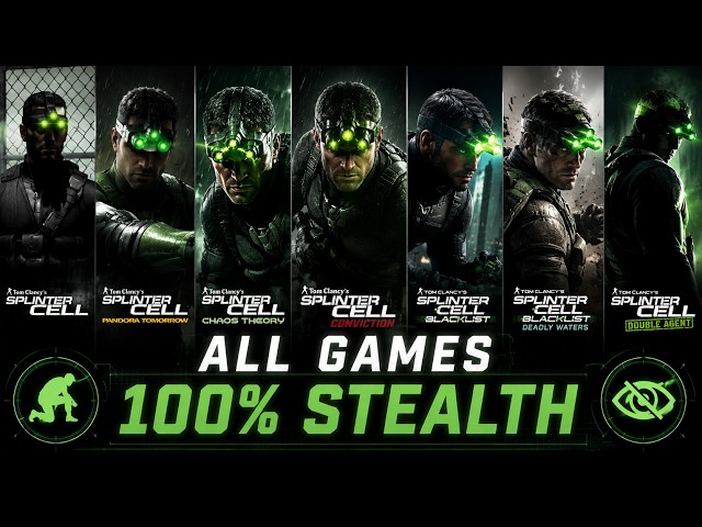 Splinter Cell All Games 100% Stealth Walkthrough