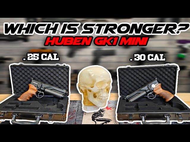 HUBEN GK1 Mini (Shorty) .25 vs .30 cal Showdown: Most Power? Best Penetration? Ballistic Head Test