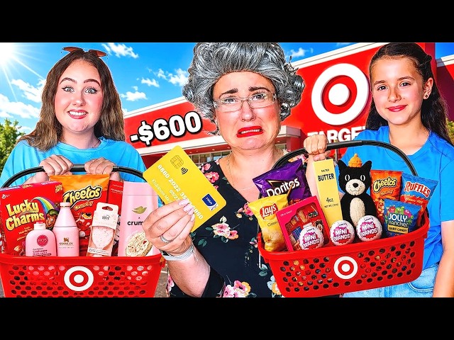 Ruby and Bonnie If It Fits in Your Basket, I’ll Buy It Challenge – First Time at Target!