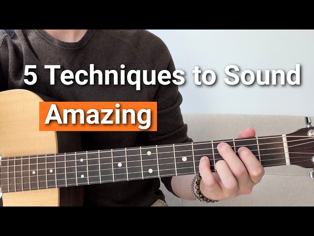 5 Guitar Techniques Every Beginner Needs to Sound Amazing