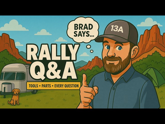 Brad Says Rally Q&A: Tools I Carry, Parts I Keep, and Every Question From the Stage