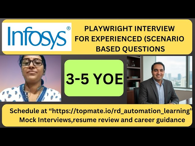 Playwright Automation Interview for Testers | QA Automation Interview | Playwright Tutorial