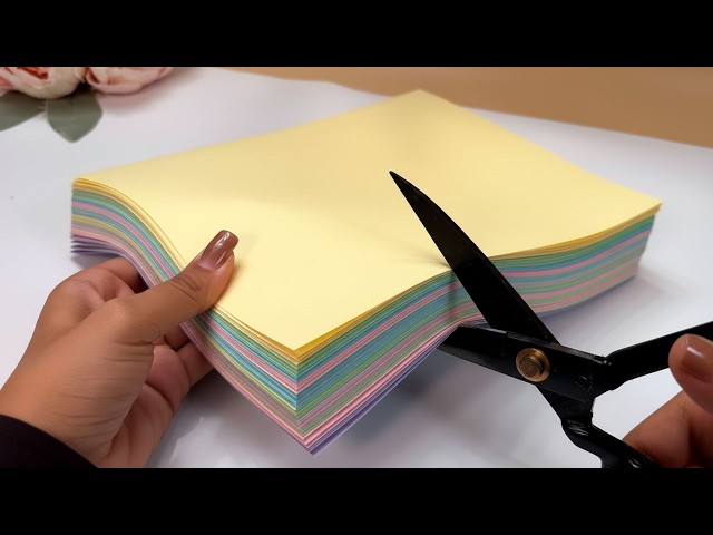 BEAUTIFUL!!!😍 I’VE NEVER SEEN SUCH AN INCREDIBLE IDEA WITH COLORED PAPER! GIFT IDEAS! DIY