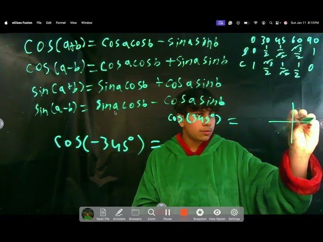 Simple application of Trig identities - Sum and Subtraction