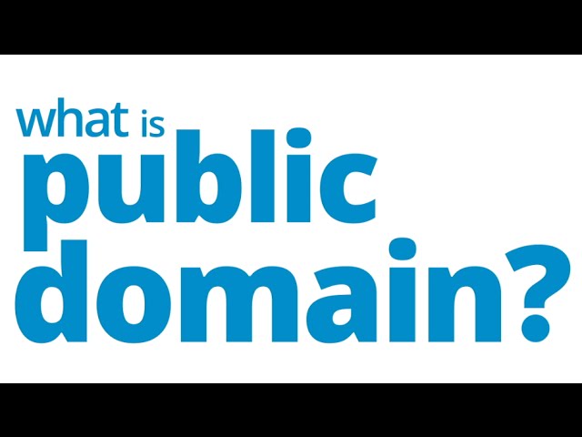 Public Domain 101