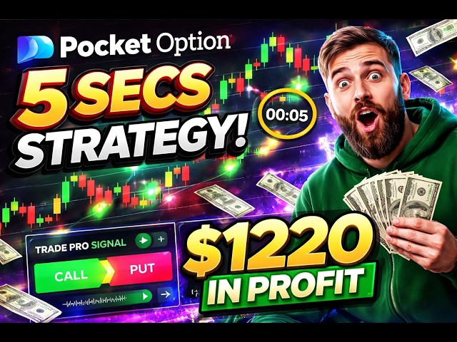 I Found a FAST 5 Sec POCKET OPTION Strategy That Actually Works