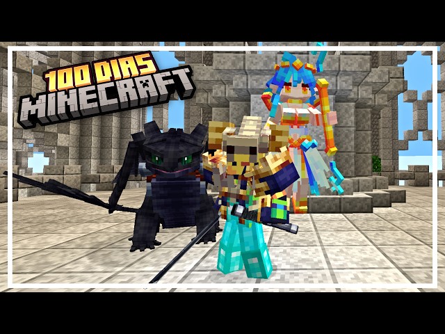 ⚔️100 Days in the HARDEST Minecraft RPG☠️