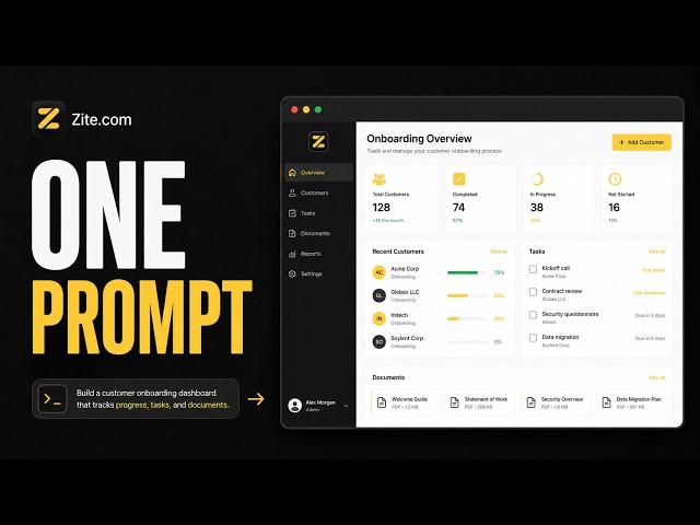 Build a Customer Onboarding Dashboard App in Minutes - No Code