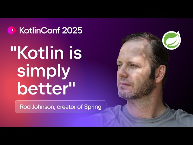 Kotlin and Spring: The modern server side stack | Rod Johnson
