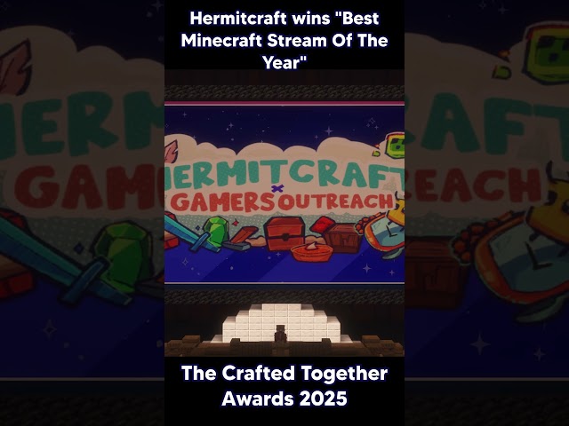 Hermitcraft Wins The Best Minecraft Stream Of The Year!