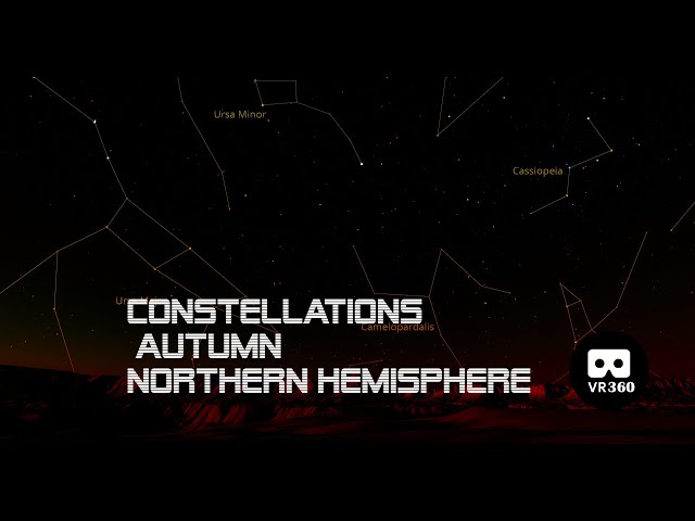Constelaciones de Otoño hemisferio norte, el cielo en dos minutos