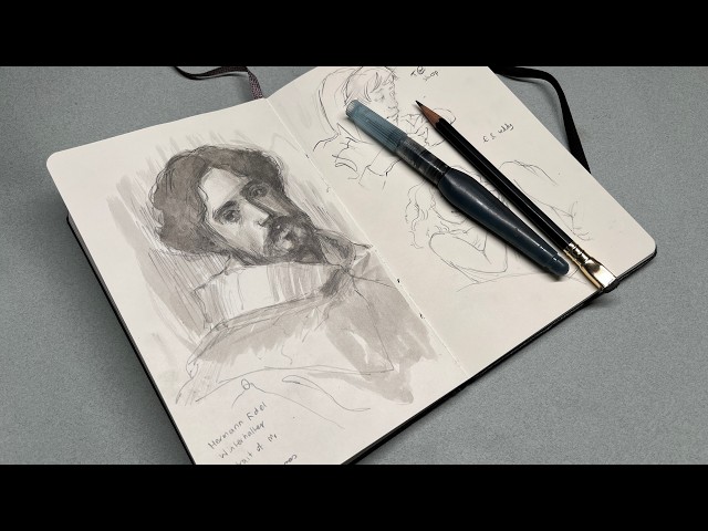 How to start using ink washes in your sketchbook
