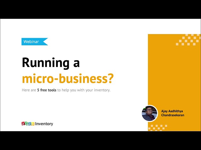 5 Free inventory tools for micro businesses