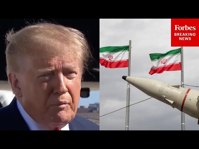 Trump: 'We Have Very Advanced Sets Of Intelligence On Iran,' Some Of Which Remains Classified