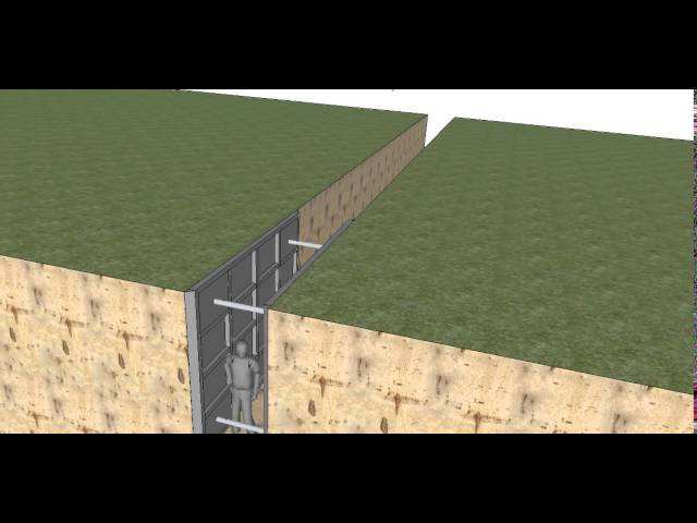 Benching Battering and shoring