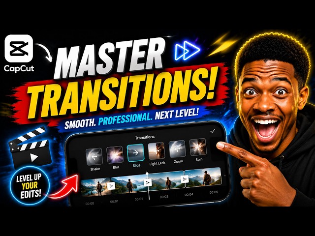How To Add Transitions In CapCut | CapCut Transitions Tutorial