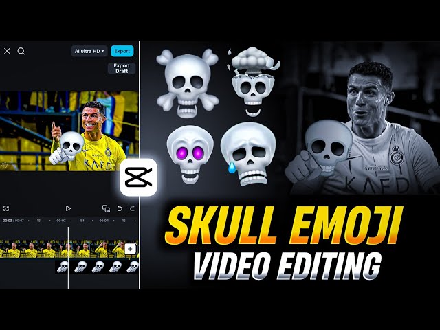 Skull Face Video Editing In Capcut | Skull Emoji Trollface Video Editing In Capcut | Trollface Edit