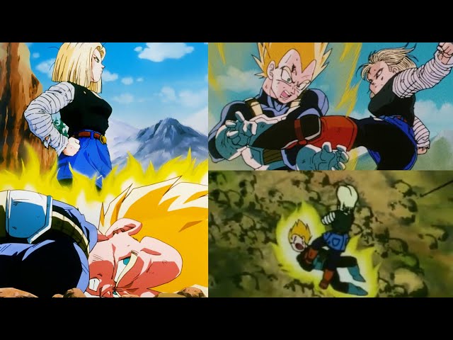 Android 18 Breaks Vegeta's Arms (Funimation, TFS, Kai, & Ocean Dub Mix)