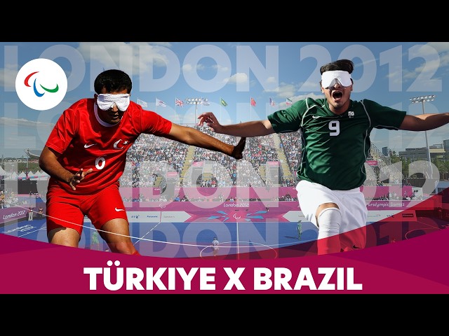 Football 5-a-side - TUR vs BRA - 1st Half P1  - Men's Prelim. Pool B - London 2012 Paralympic Games