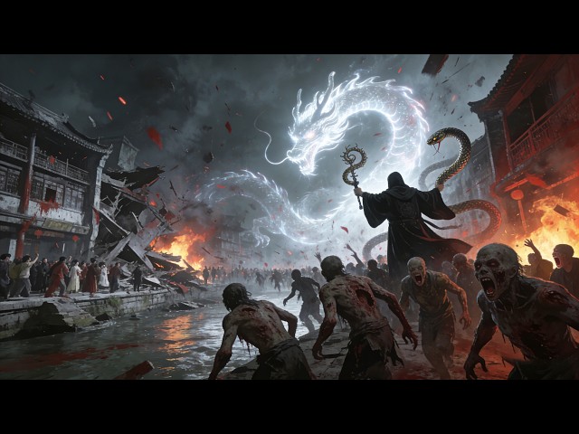 Curse is coming! People turn into stone statues in instant, zombie craze appears city#movie#Zombie