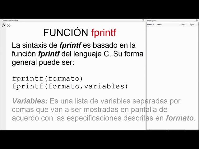 ✅ COMANDO FPRINTF en MATLAB 🍎 💪 ||  CURSO GRATIS || 2020 😍