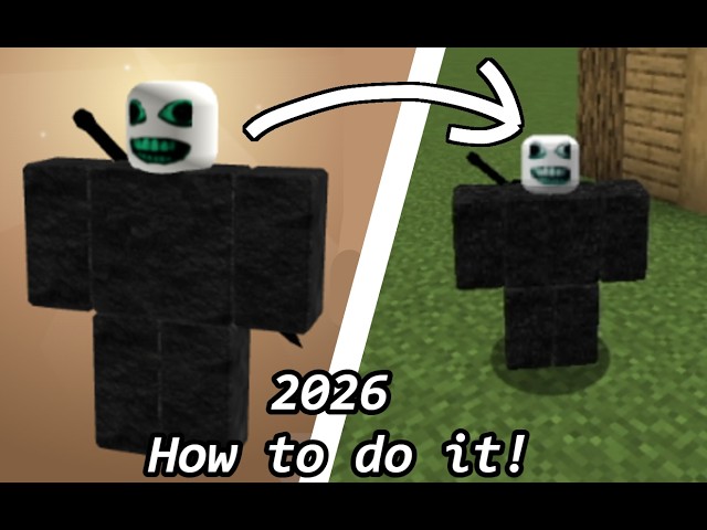How to import your Roblox Avatar into Minecraft! | 2026